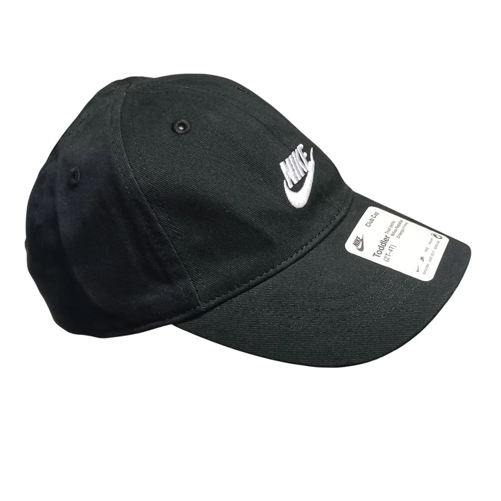 Nike Club Embroidered Logo Adjustable Strapback Baseball Hat Cap Toddler 2T-4T